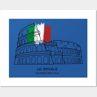 Colosseum Rome Italy Landmark CIty Posters and Art